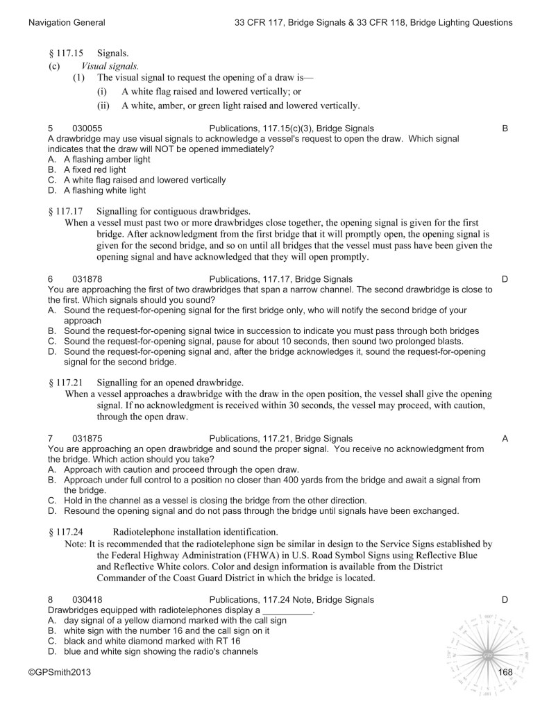 Navigation General Pages Deck License Prep